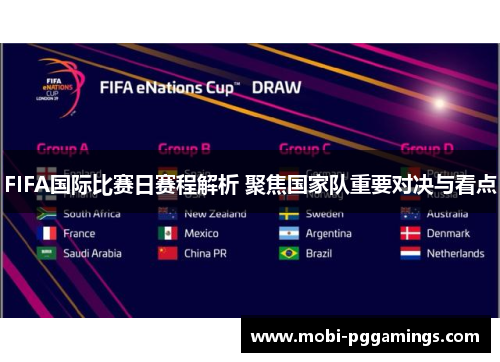 FIFA国际比赛日赛程解析 聚焦国家队重要对决与看点 FIFA国际比赛日赛程解析 聚焦国家队重要对决与看点