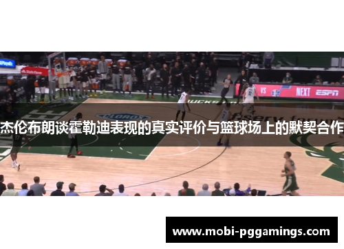 杰伦布朗谈霍勒迪表现的真实评价与篮球场上的默契合作